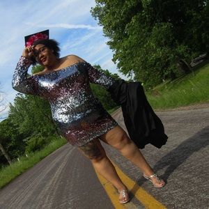 Plus Size Sequin Dress!